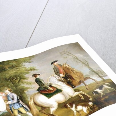 Family Hunting Party, 1755 by Judith Lewis