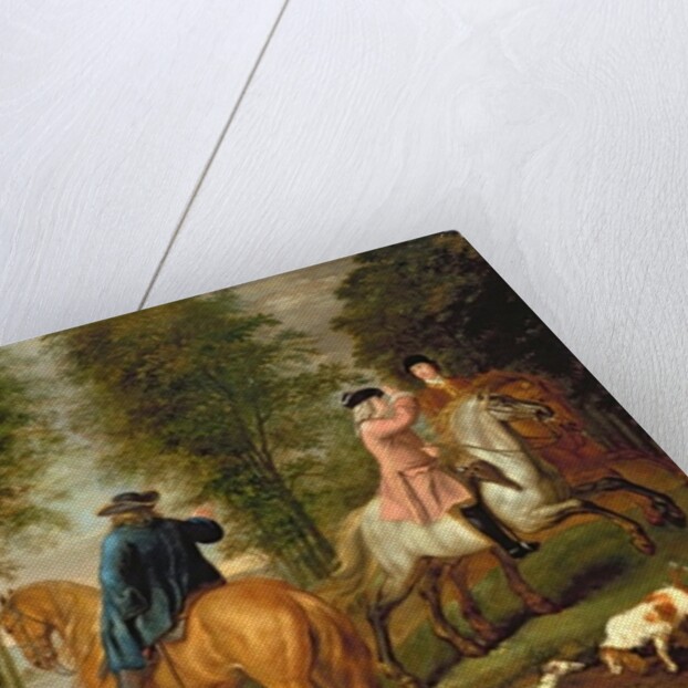 Family Hunting Party, 1756 by Judith Lewis