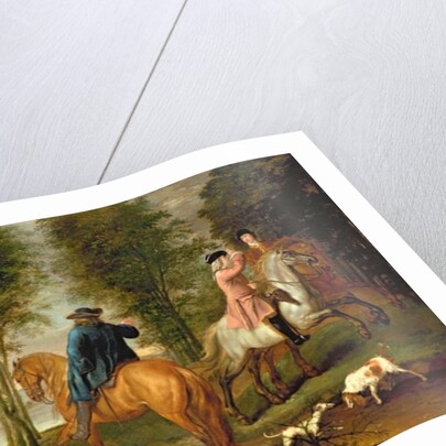 Family Hunting Party, 1756 by Judith Lewis