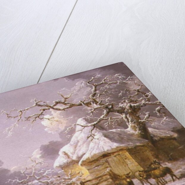 A Fall on the Ice by George Morland