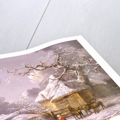 A Fall on the Ice by George Morland