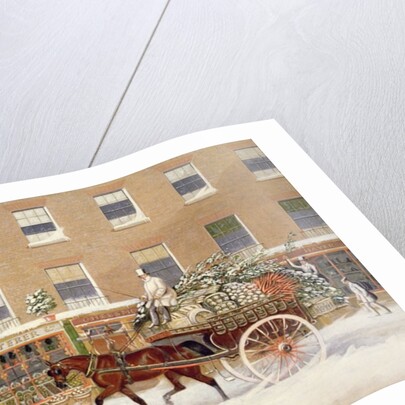 The Approach to Christmas, 1849 by James Pollard