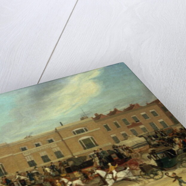 The Elephant and Castle on the Brighton Road, 1826 by James Pollard