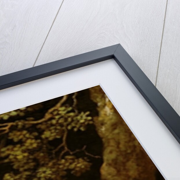 A Liver and White King Charles Spaniel in a Wooded Landscape, 1776 by George Stubbs