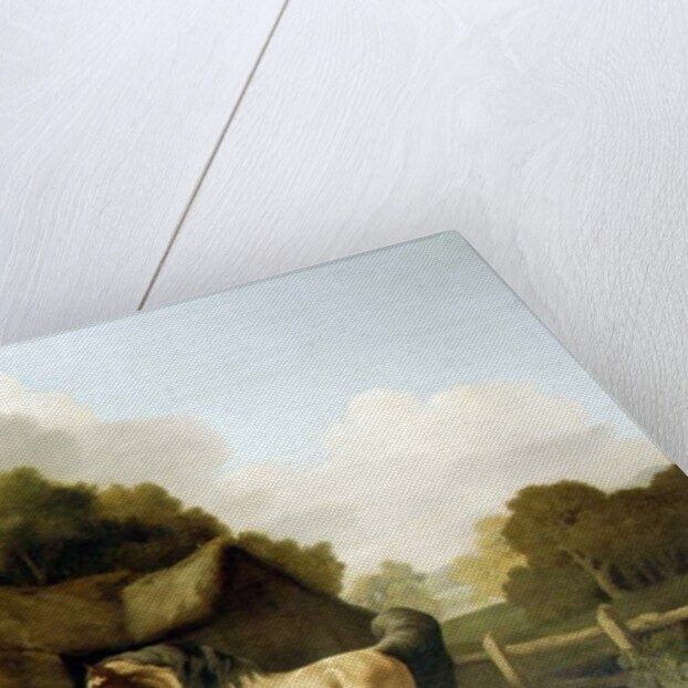 A Roan Stallion and a Bay Mare, 1769 by George Stubbs