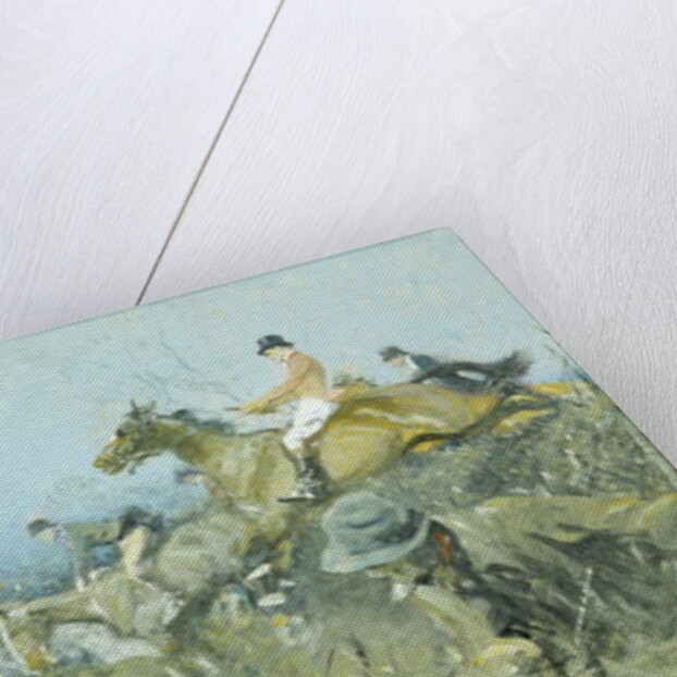 Hunting Scene, Full Cry by Gilbert Holiday