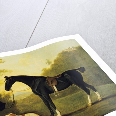 Officer of the Royal Horse Guards With His Charger and Dog, 1776 by John Best