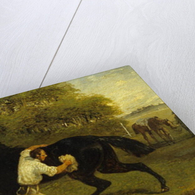 Rubbing Down by Samuel Henry Alken