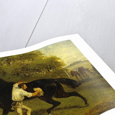 Rubbing Down by Samuel Henry Alken