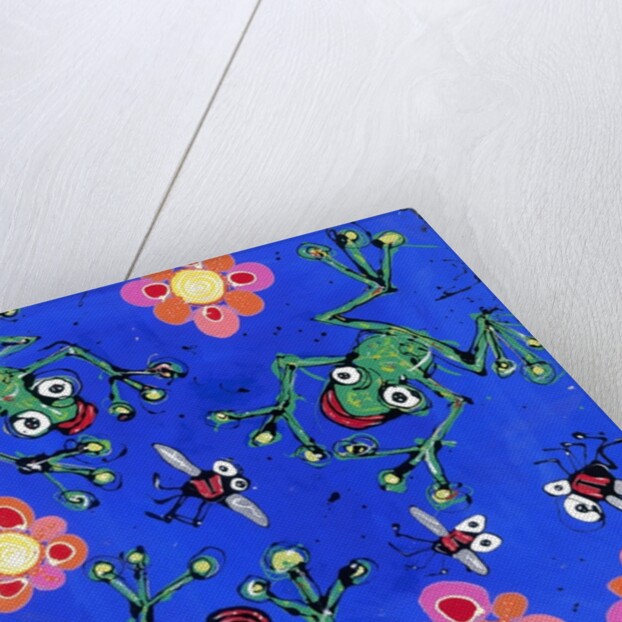 Frog Wallpaper, 2008 by Anthony Breslin