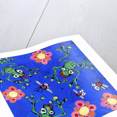 Frog Wallpaper, 2008 by Anthony Breslin