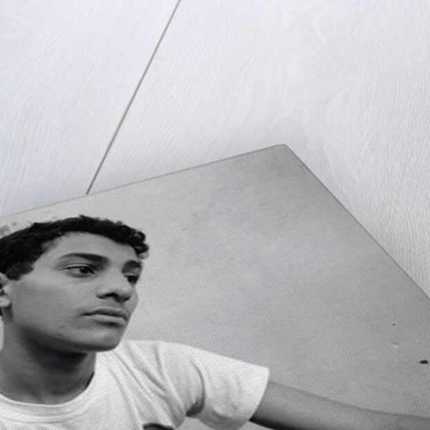 Naseem Hamed, age 15. St Thomas' Boys and Girls Club, Sheffield, UK. 1989 by Bill Stephenson