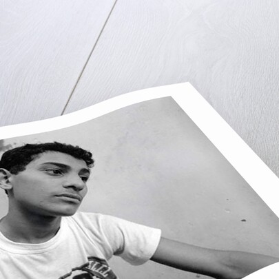 Naseem Hamed, age 15. St Thomas' Boys and Girls Club, Sheffield, UK. 1989 by Bill Stephenson