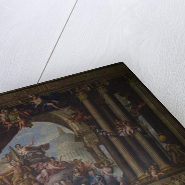 The West Wall of the Painted Hall, c.1707-27 by James Thornhill