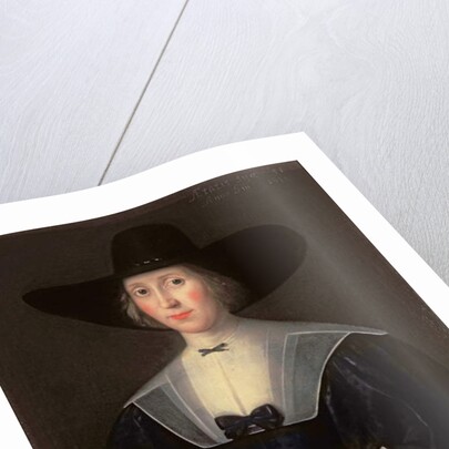 Portrait of a Lady in Black, 1638 by English School