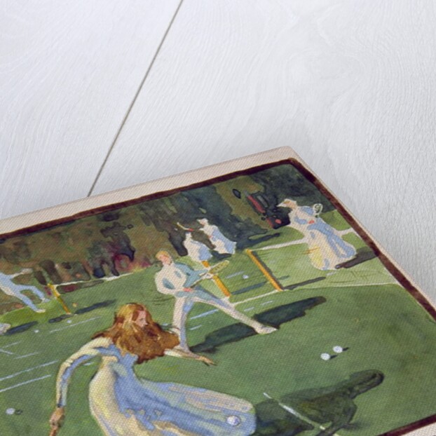 A Game of Tennis in Battersea Park by James Wallace