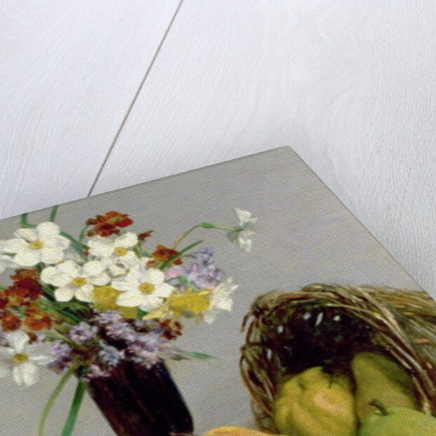 Fruits and Flowers, 1866 by Ignace Henri Jean Fantin-Latour