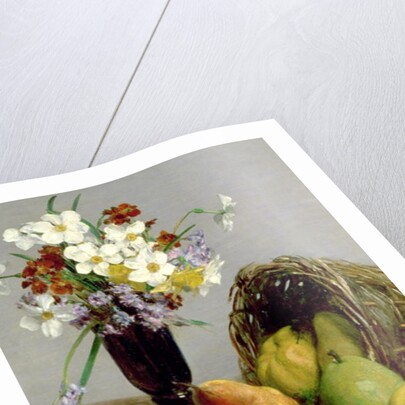 Fruits and Flowers, 1866 by Ignace Henri Jean Fantin-Latour