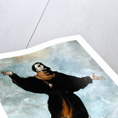 Levitation of St. Francis by Francisco de (follower of) Zurbaran