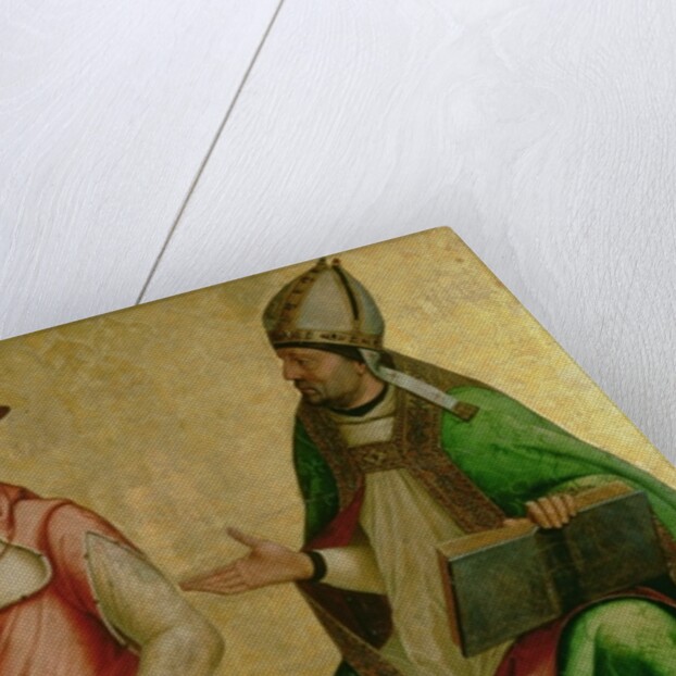 St. Jerome and St. Ambrose, c.1510 by Juan de Borgona