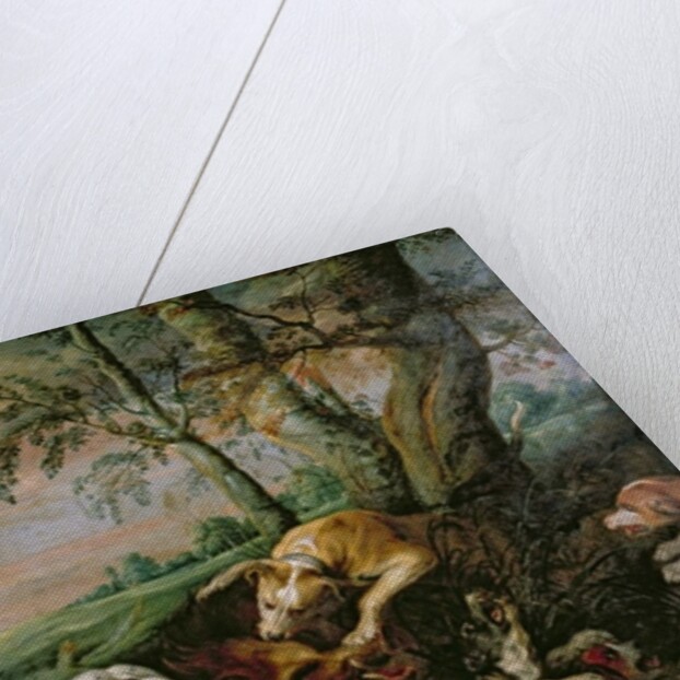 A Boar Hunt by Frans Snyders or Snijders