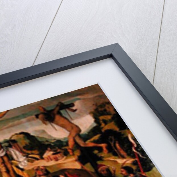 Centre panel of a Crucifixion triptych, 1490s by Master of the Virgo Inter Virgines