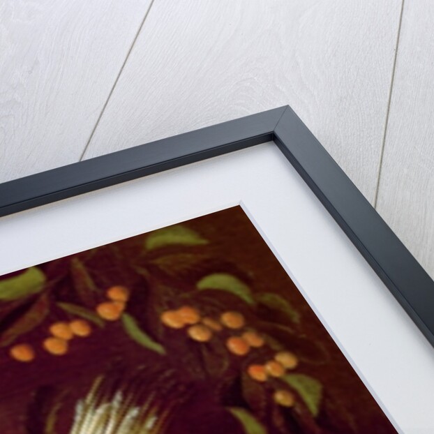 Still life with Asparagus, Artichokes, Lemons and Cherries by Blas de Ledesma