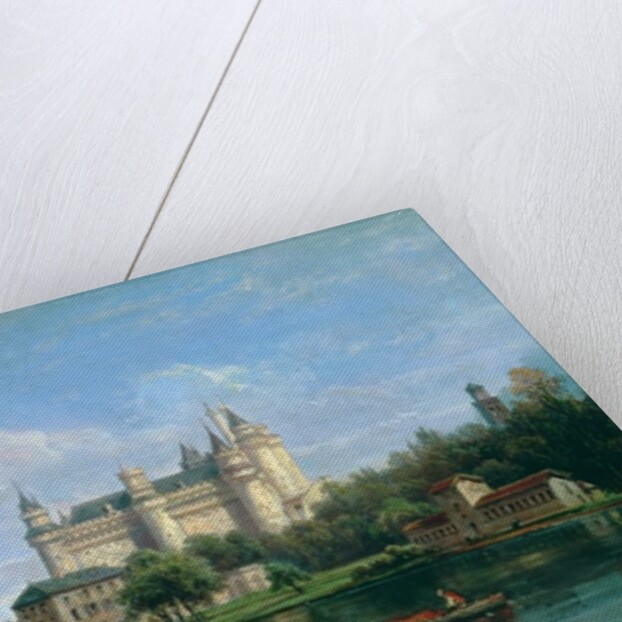 The Chateau de Pierrefonds, 1869 by Pierre Justin Ouvrie