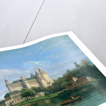 The Chateau de Pierrefonds, 1869 by Pierre Justin Ouvrie