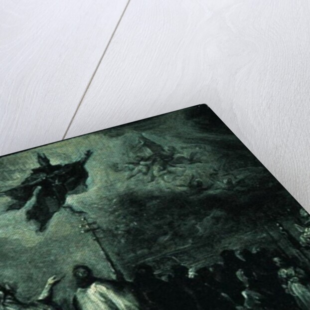 St. Augustine's Appearance by Miguel Jacinto Melendez