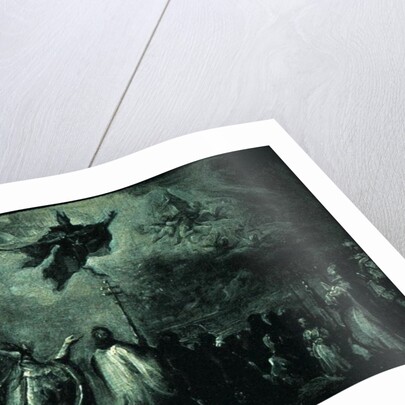 St. Augustine's Appearance by Miguel Jacinto Melendez