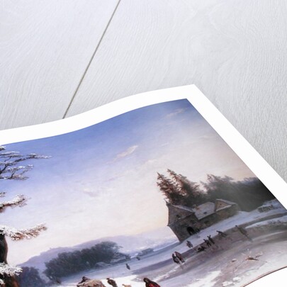 Snow Scene in the South of France, 1868 by Josephine Bowes