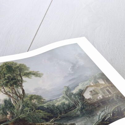 Landscape with a Watermill by Francois Boucher