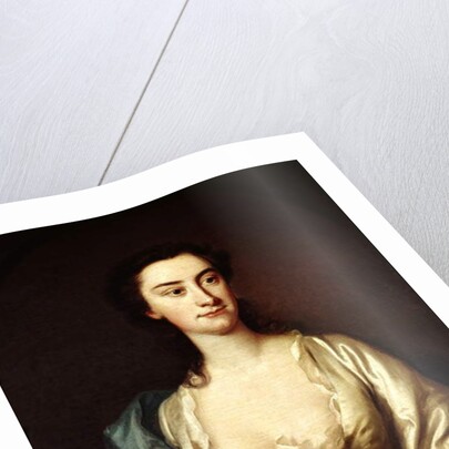 Portrait of singer Susannah Maria Cibber, c.1745 by Thomas Hudson