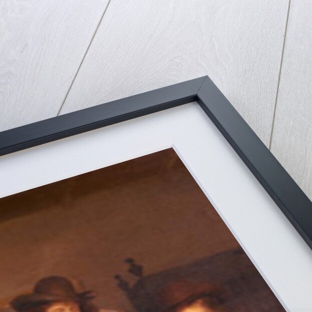 A Young Woman Playing a Theorbo to Two Men, 1667-68 by Gerard ter Borch or Terborch