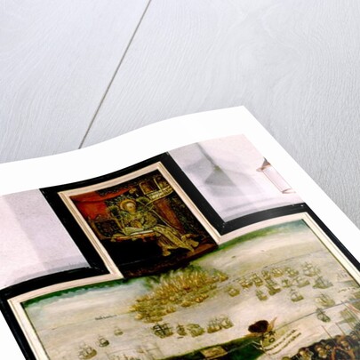 Queen Elizabeth I arriving in Tilbury and the English defeat of the Spanish Armada of 1588 by English School