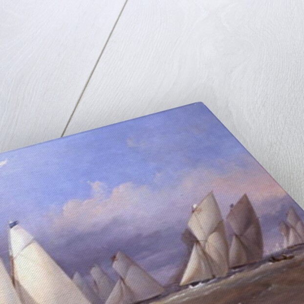 The America at Cowes, 1852 by Thomas Sewell Robins