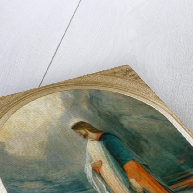 Jesus went unto them, walking on the sea, 19th century by Robert Scott Lauder