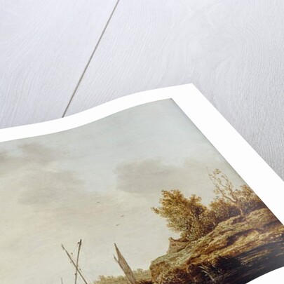 A River Scene with Distant Windmills, c.1640-42 by Aelbert Cuyp