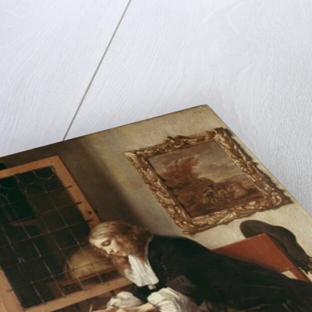 Man Writing a Letter by Gabriel Metsu