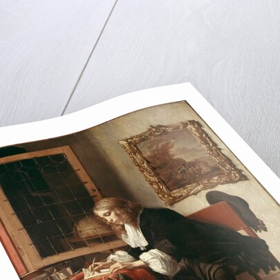 Man Writing a Letter by Gabriel Metsu