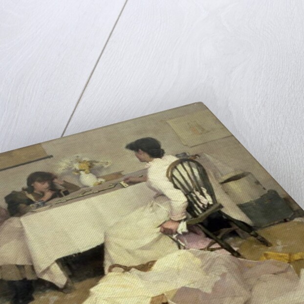 Domino!, 1886 by Frank Bramley