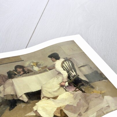 Domino!, 1886 by Frank Bramley