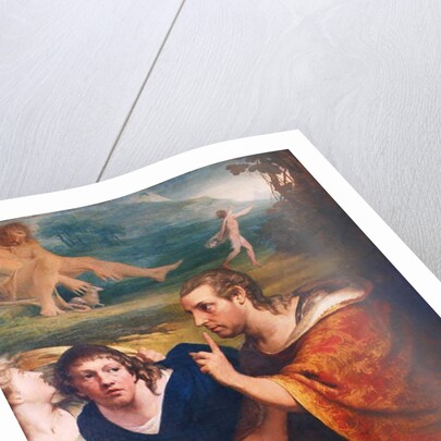 Portraits of James Barry and Edmund Burke in the characters of Ulysses and his companion fleeing from the Cave of Polyphemus, 1776 by James Barry