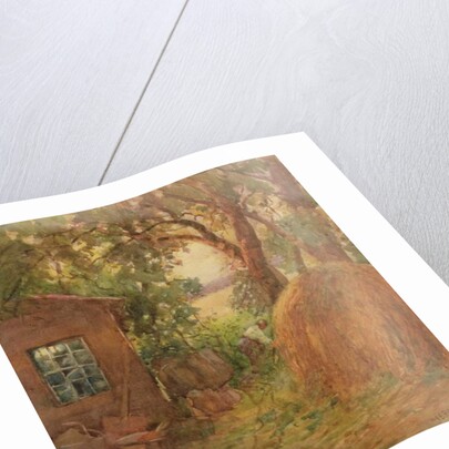 Corner of a rickyard, 1910 by Janie E. Beamish