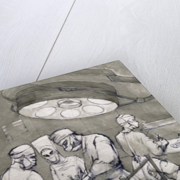 The Operation Theatre, 1966 by Osmund Caine