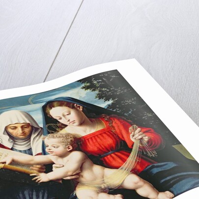 Virgin and Child with St. Anne by Vicente Macip