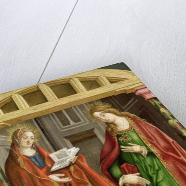 Two female saints, possibly St. Mary Magdalene and St. Martha by Fernando Gallego