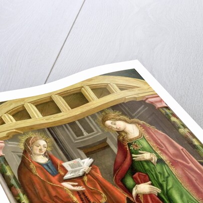 Two female saints, possibly St. Mary Magdalene and St. Martha by Fernando Gallego