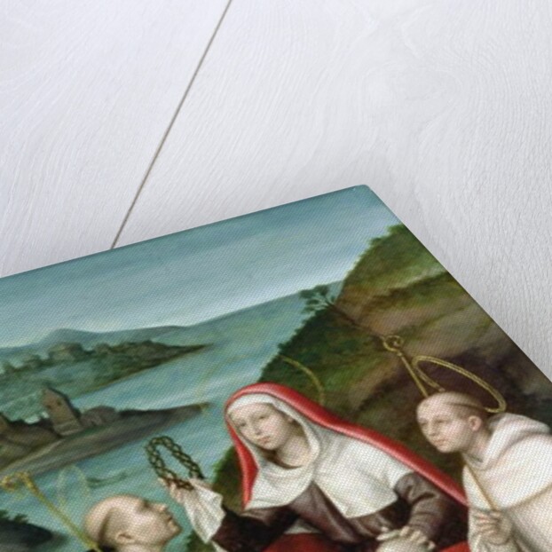 St. Mary Magdalene with St. Dominic and St. Bernard, c.1580 by Nicolas Borras